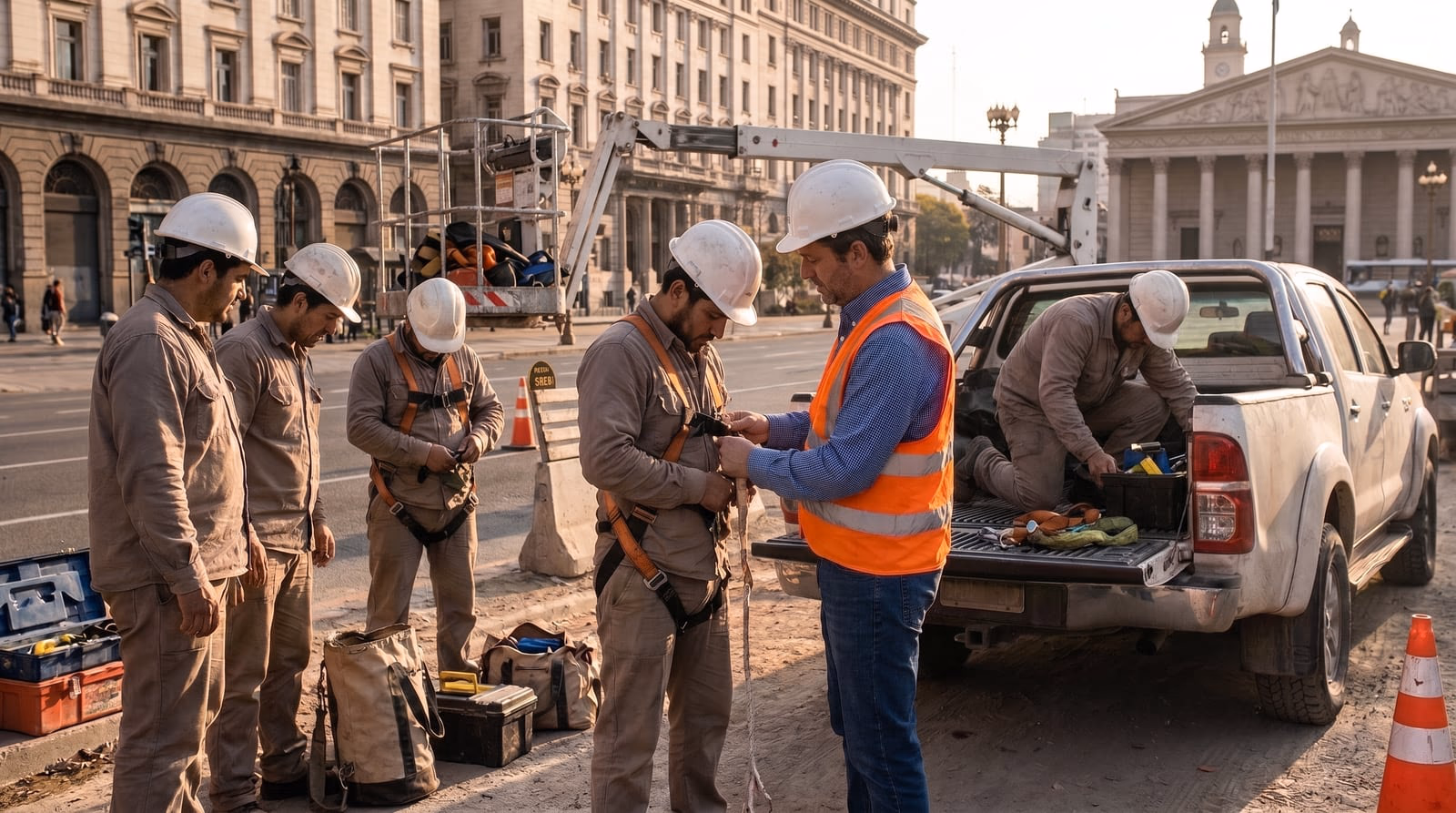 Implementación de ISO 45001 en una empresa constructora con varias obras