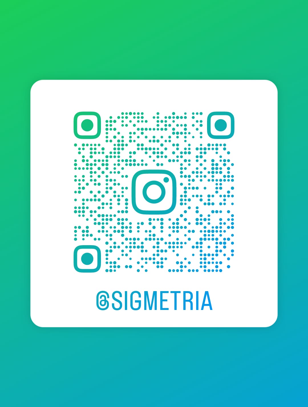 QR Instagram @sigmetria